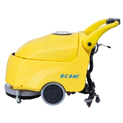 Hotels SC3AC 1750W 168RPM High Brush Rotation Speed ​​Hand Push Walk Behind Electric Industrial Machine Dry Cleaning Floor Scrubber